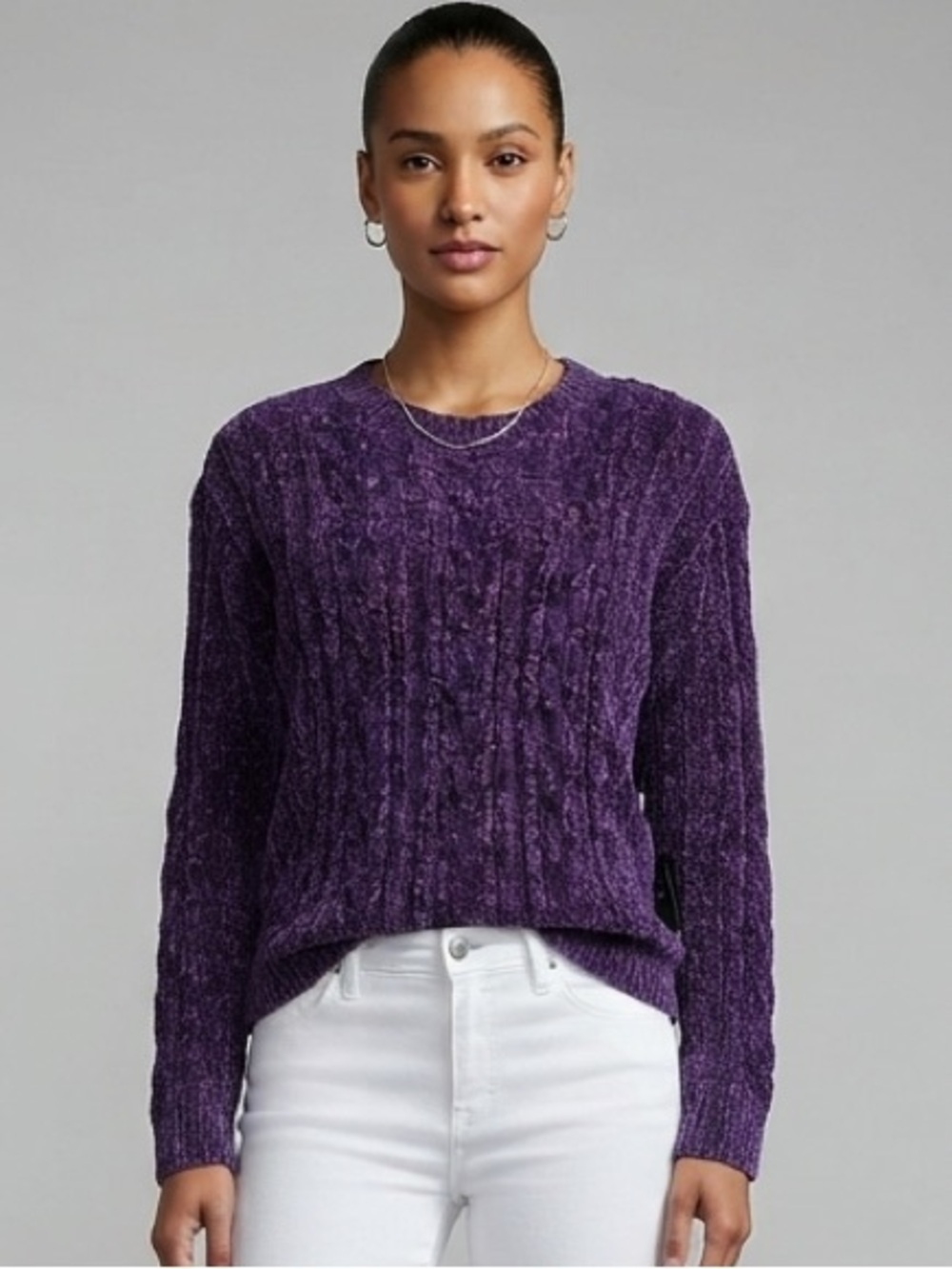 Select Trend Sweater with ‘Distressed’ Back